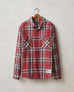 Men's Vintage Flannel - Bonfire Red Plaid